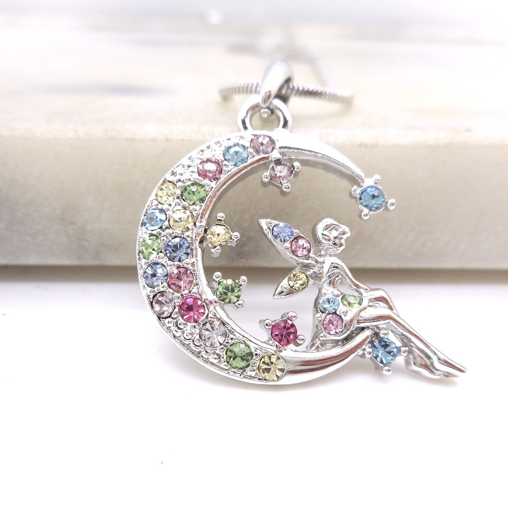 Fairy Crystal Pendant Necklace